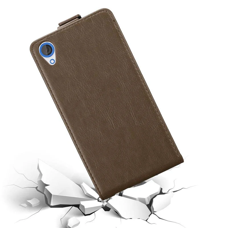 Cadorabo Hülle kompatibel mit HTC Desire 820 Schutzhülle im Flip Design mit Magnetverschluss