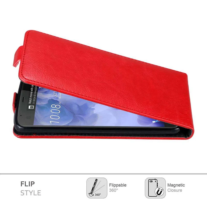 Cadorabo Hülle kompatibel mit HTC U ULTRA Schutzhülle im Flip Design mit Magnetverschluss