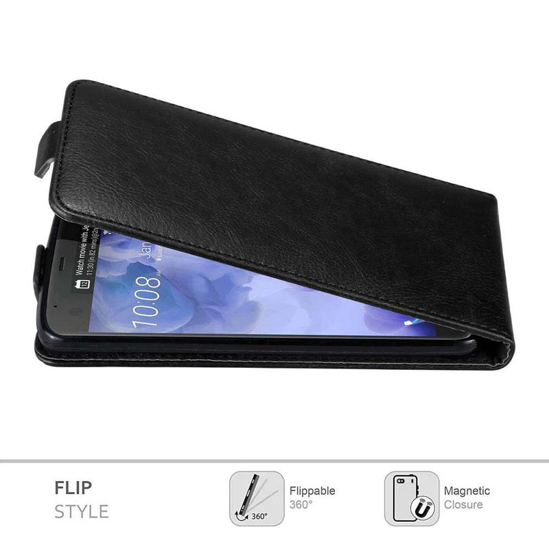 Cadorabo Hülle kompatibel mit HTC U ULTRA Schutzhülle im Flip Design mit Magnetverschluss