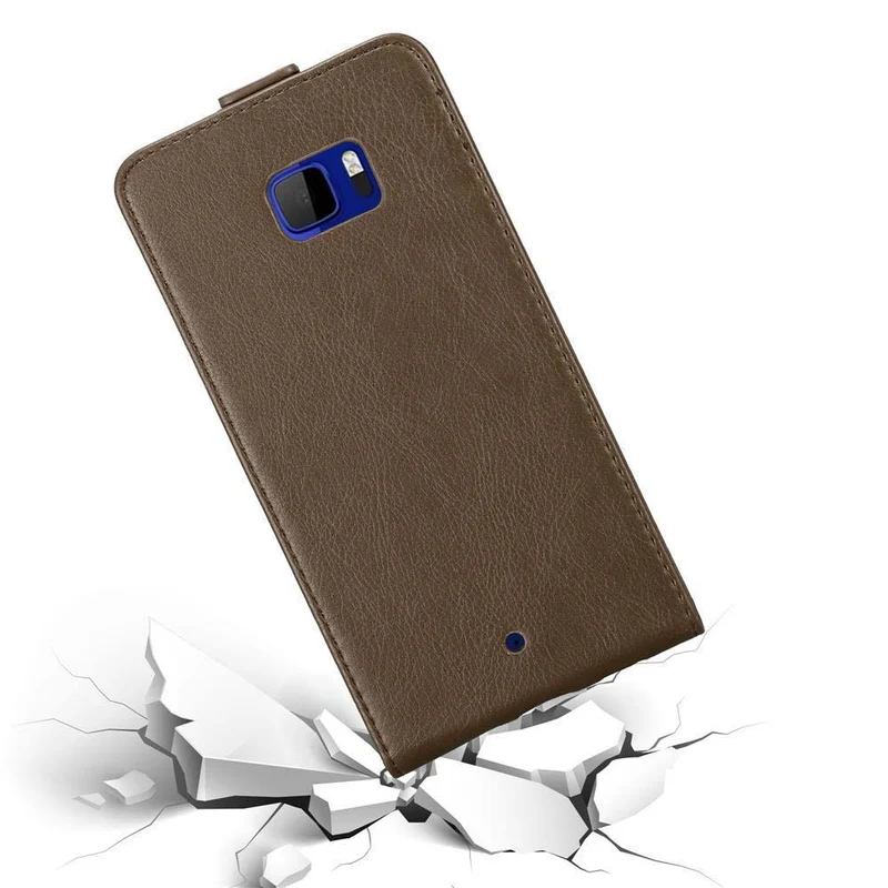 Cadorabo Hülle kompatibel mit HTC U ULTRA Schutzhülle im Flip Design mit Magnetverschluss