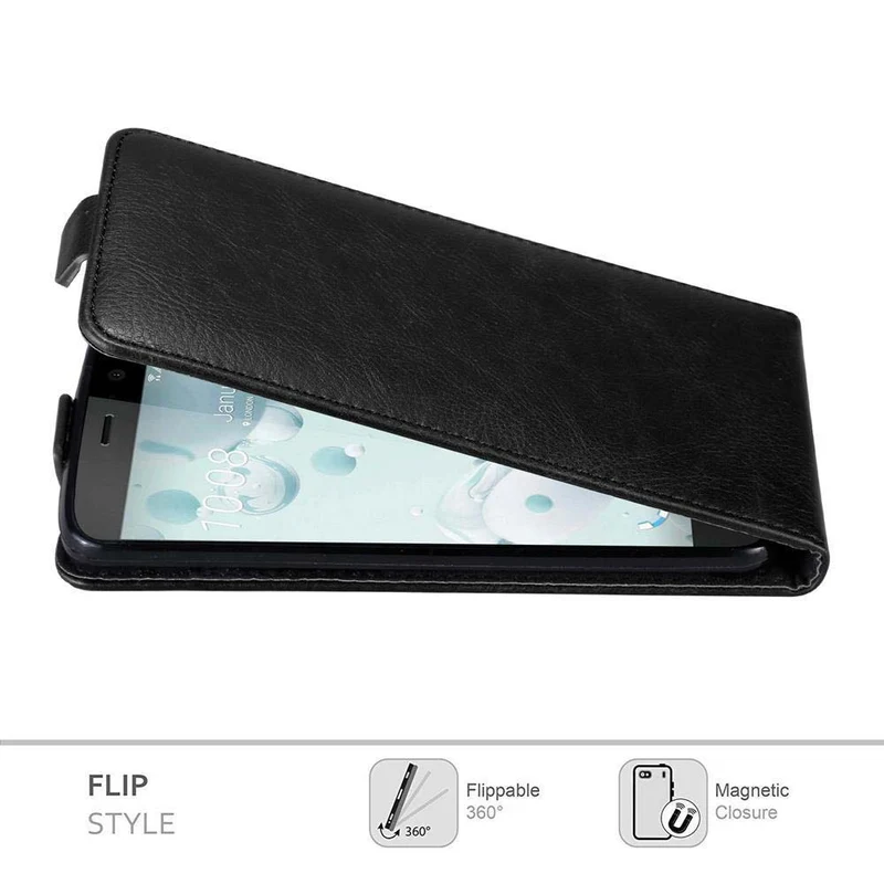 Cadorabo Hülle kompatibel mit HTC U PLAY Schutzhülle im Flip Design mit Magnetverschluss