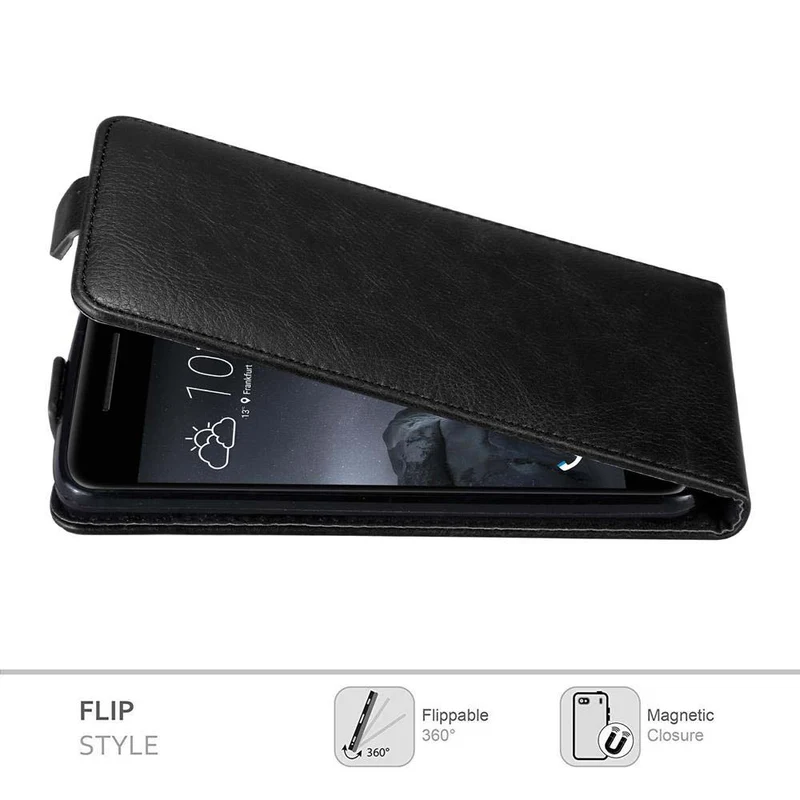 Cadorabo Hülle kompatibel mit HTC ONE A9 Schutzhülle im Flip Design mit Magnetverschluss