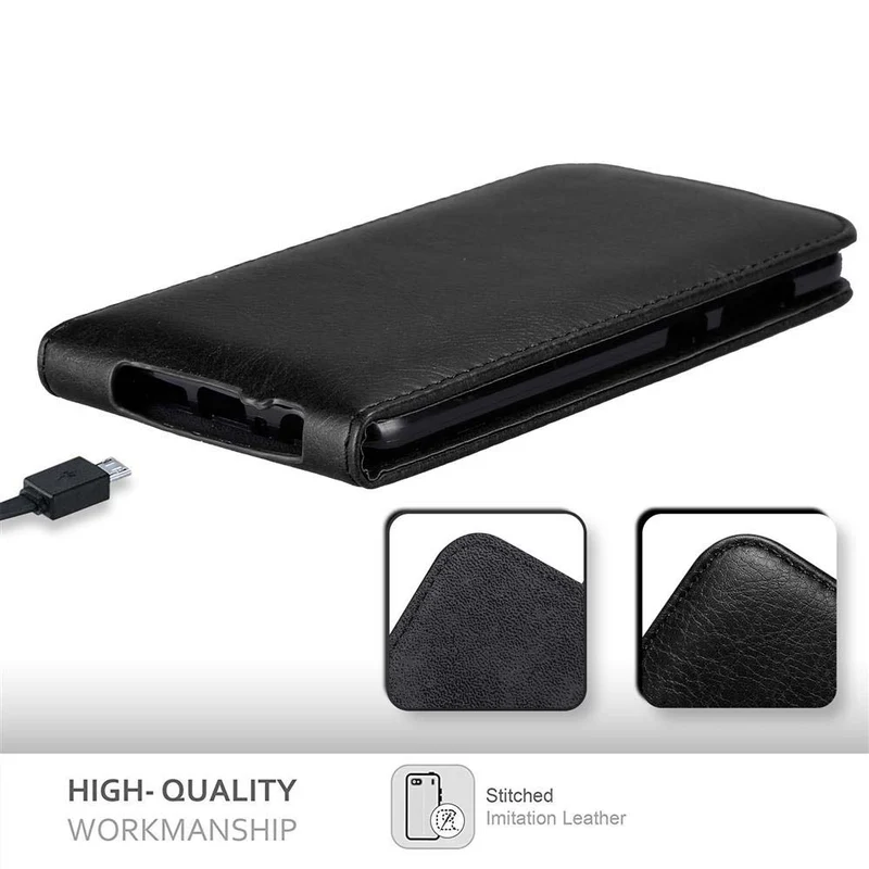 Cadorabo Hülle kompatibel mit HTC ONE A9 Schutzhülle im Flip Design mit Magnetverschluss