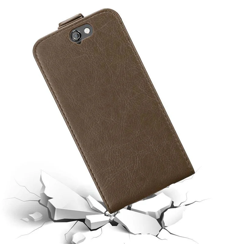 Cadorabo Hülle kompatibel mit HTC ONE A9 Schutzhülle im Flip Design mit Magnetverschluss