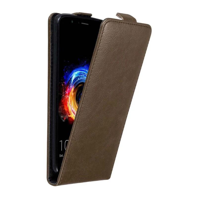 Cadorabo Hülle kompatibel mit Honor 8 PRO Schutzhülle im Flip Design mit Magnetverschluss