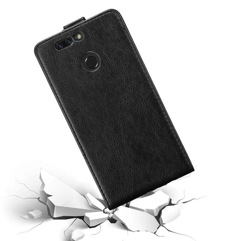 Cadorabo Hülle kompatibel mit Honor 8 PRO Schutzhülle im Flip Design mit Magnetverschluss