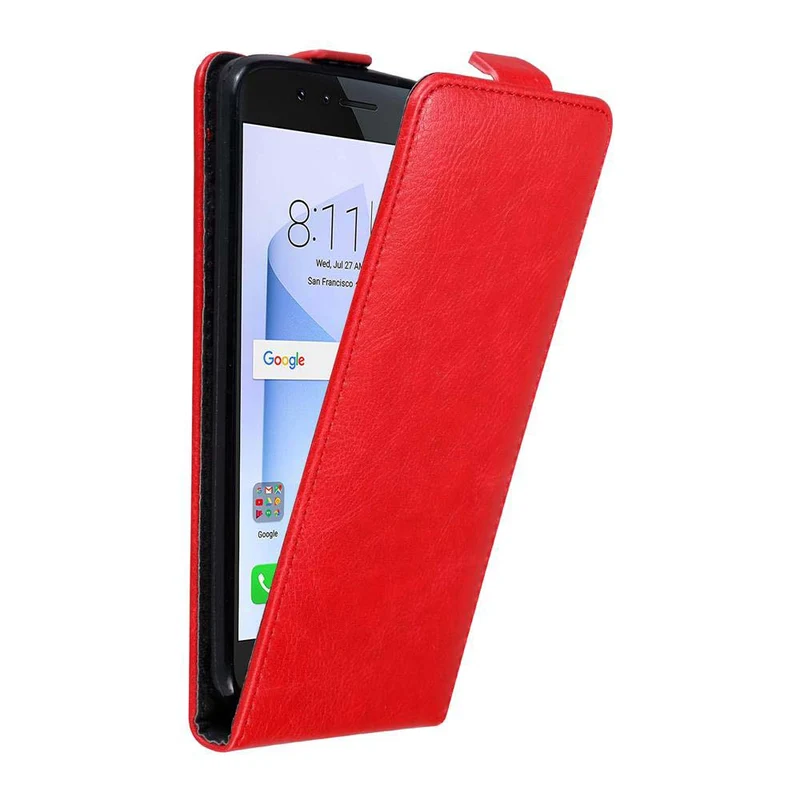 Cadorabo Hülle kompatibel mit Honor 8 / 8 PREMIUM Schutzhülle im Flip Design mit Magnetverschluss