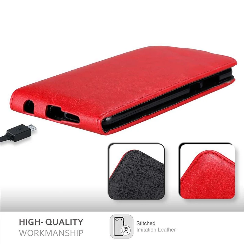 Cadorabo Hülle kompatibel mit Honor 8 / 8 PREMIUM Schutzhülle im Flip Design mit Magnetverschluss