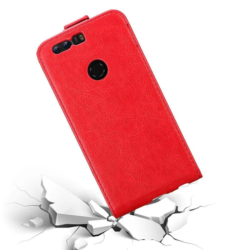 Cadorabo Hülle kompatibel mit Honor 8 / 8 PREMIUM Schutzhülle im Flip Design mit Magnetverschluss