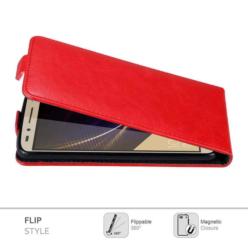 Cadorabo Hülle kompatibel mit Honor 7 Schutzhülle im Flip Design mit Magnetverschluss