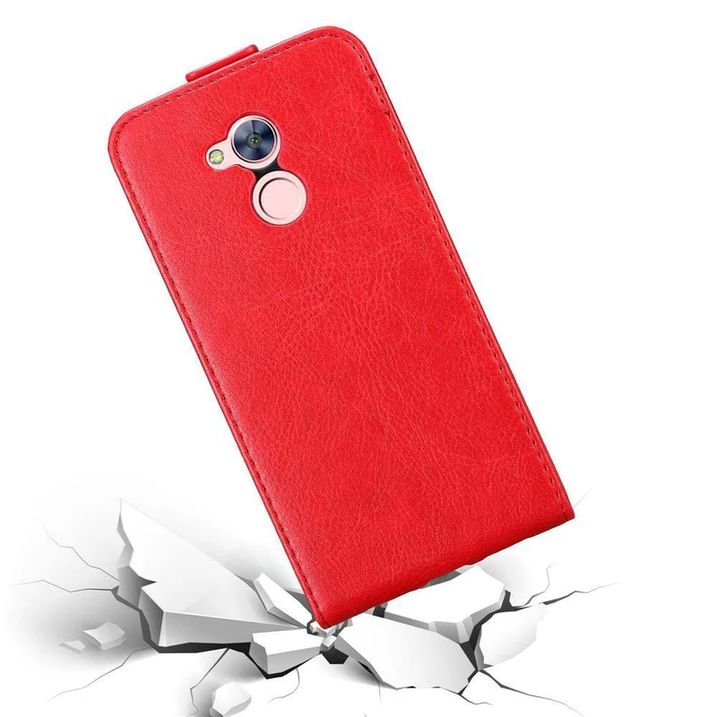 Cadorabo Hülle kompatibel mit Honor 6A Schutzhülle im Flip Design mit Magnetverschluss