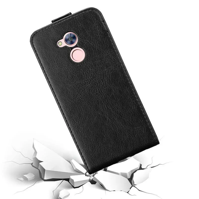 Cadorabo Hülle kompatibel mit Honor 6A Schutzhülle im Flip Design mit Magnetverschluss