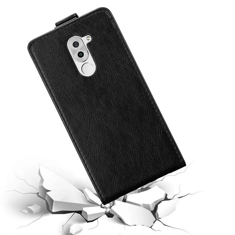 Cadorabo Hülle kompatibel mit Huawei MATE 9 LITE / GR5 2017 / Honor 6X Schutzhülle im Flip Design mit Magnetverschluss