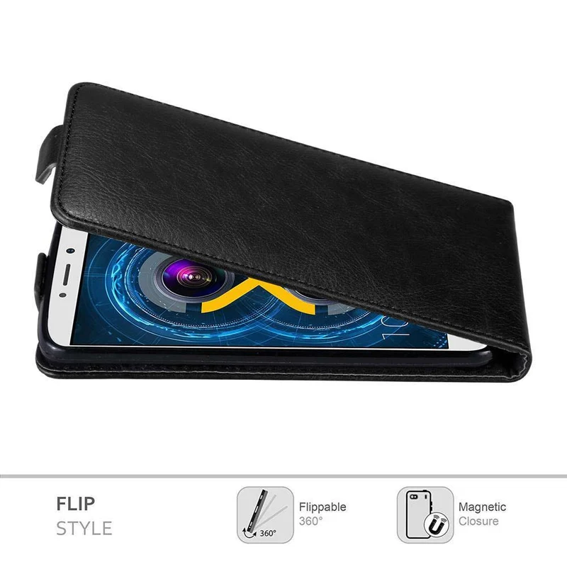 Cadorabo Hülle kompatibel mit Huawei MATE 9 LITE / GR5 2017 / Honor 6X Schutzhülle im Flip Design mit Magnetverschluss