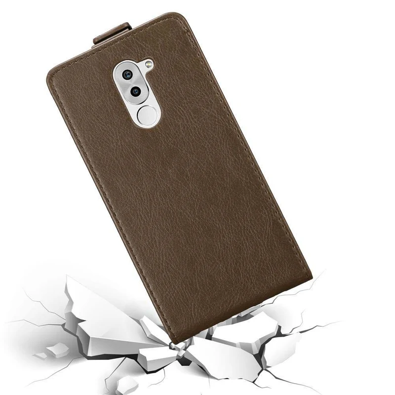 Cadorabo Hülle kompatibel mit Huawei MATE 9 LITE / GR5 2017 / Honor 6X Schutzhülle im Flip Design mit Magnetverschluss
