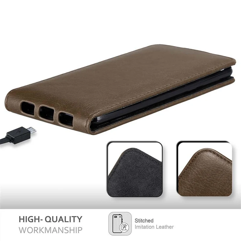 Cadorabo Hülle kompatibel mit Huawei MATE 9 LITE / GR5 2017 / Honor 6X Schutzhülle im Flip Design mit Magnetverschluss