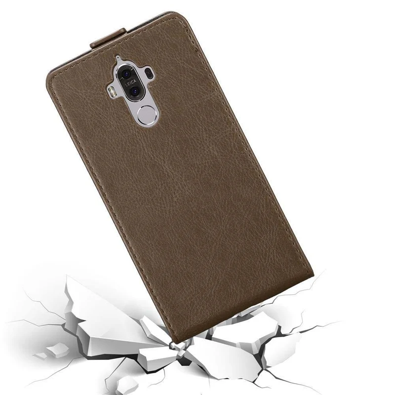 Cadorabo Hülle kompatibel mit Huawei MATE 9 Schutzhülle im Flip Design mit Magnetverschluss