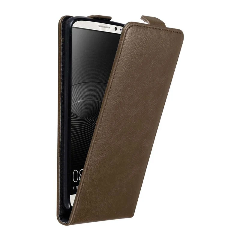 Cadorabo Hülle kompatibel mit Huawei MATE 8 Schutzhülle im Flip Design mit Magnetverschluss