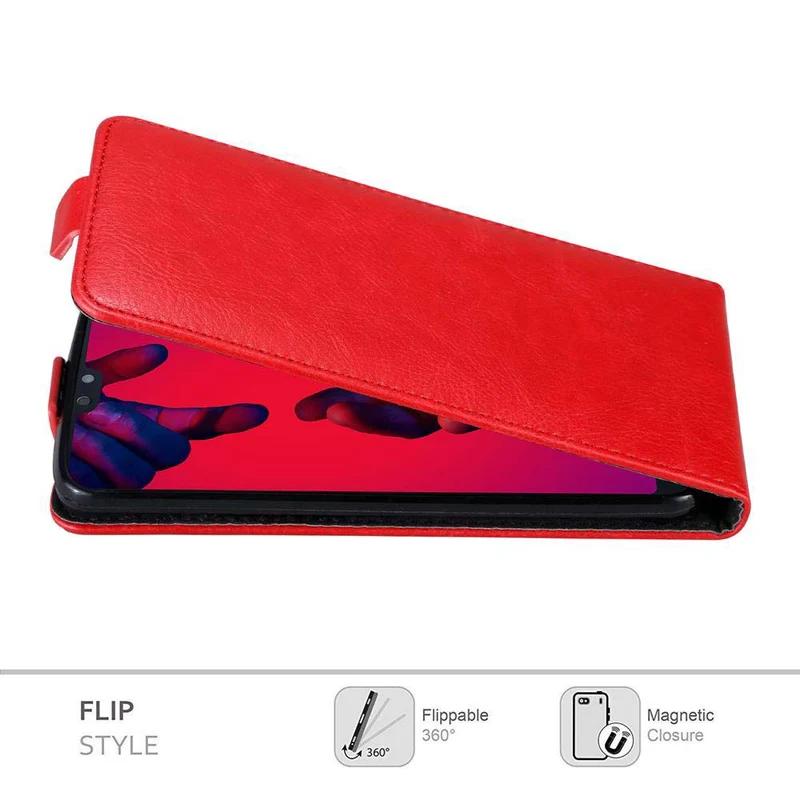 Cadorabo Hülle kompatibel mit Huawei P20 PRO / P20 PLUS Schutzhülle im Flip Design mit Magnetverschluss