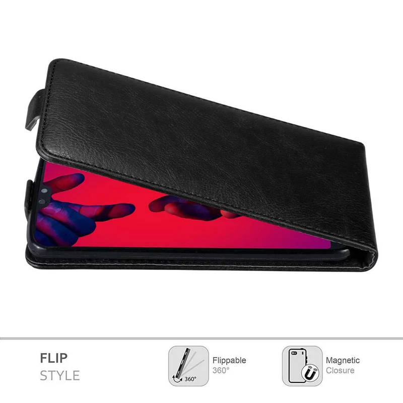 Cadorabo Hülle kompatibel mit Huawei P20 PRO / P20 PLUS Schutzhülle im Flip Design mit Magnetverschluss