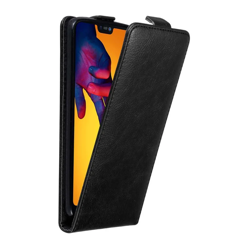 Cadorabo Hülle kompatibel mit Huawei P20 LITE 2018 / NOVA 3E Schutzhülle im Flip Design mit Magnetverschluss