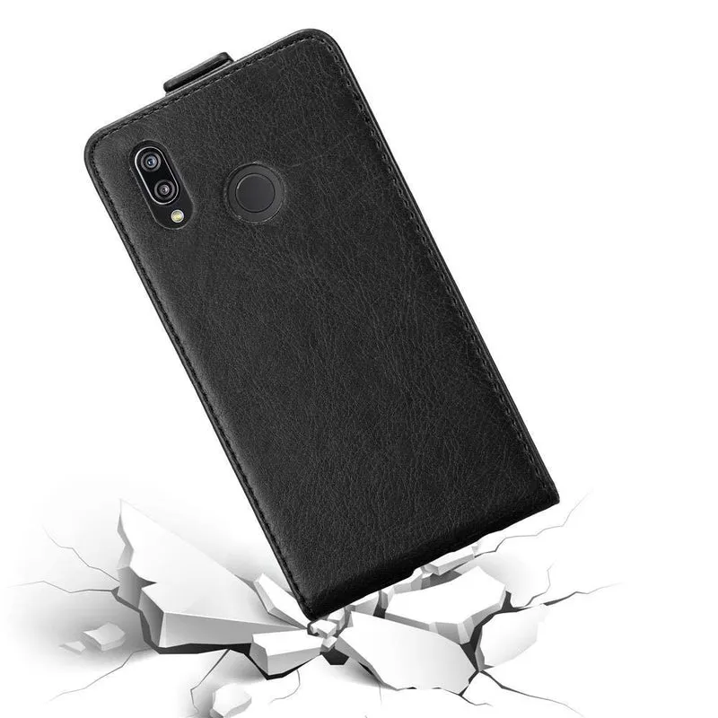 Cadorabo Hülle kompatibel mit Huawei P20 LITE 2018 / NOVA 3E Schutzhülle im Flip Design mit Magnetverschluss