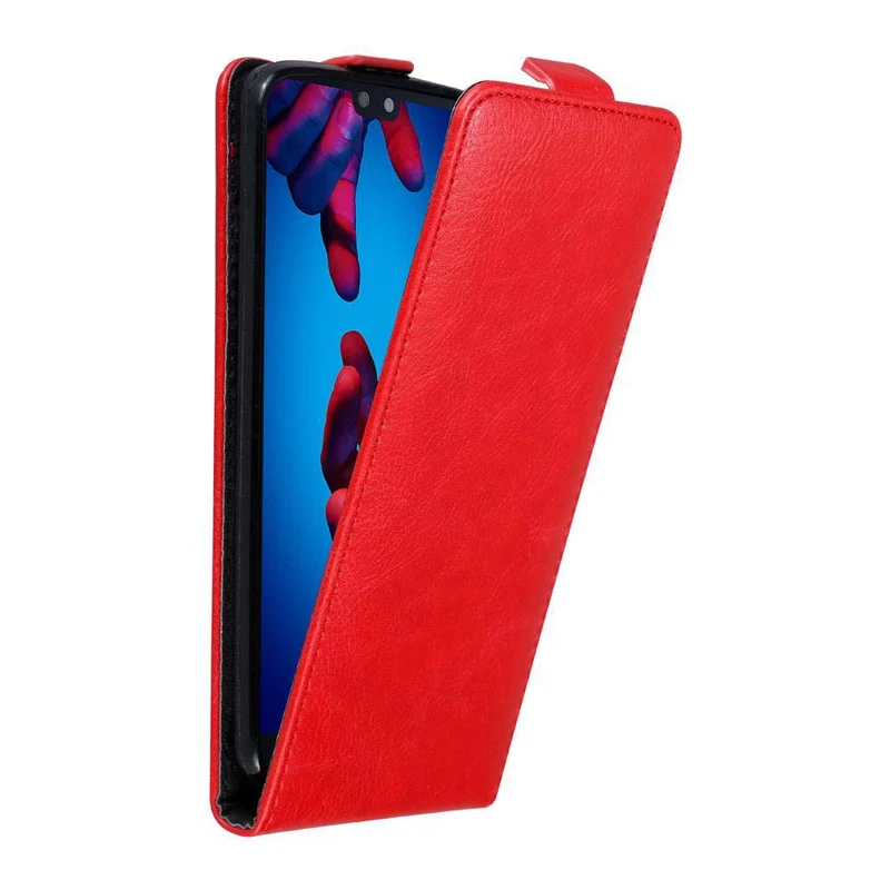 Cadorabo Hülle kompatibel mit Huawei P20 Schutzhülle im Flip Design mit Magnetverschluss