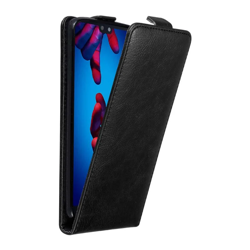 Cadorabo Hülle kompatibel mit Huawei P20 Schutzhülle im Flip Design mit Magnetverschluss