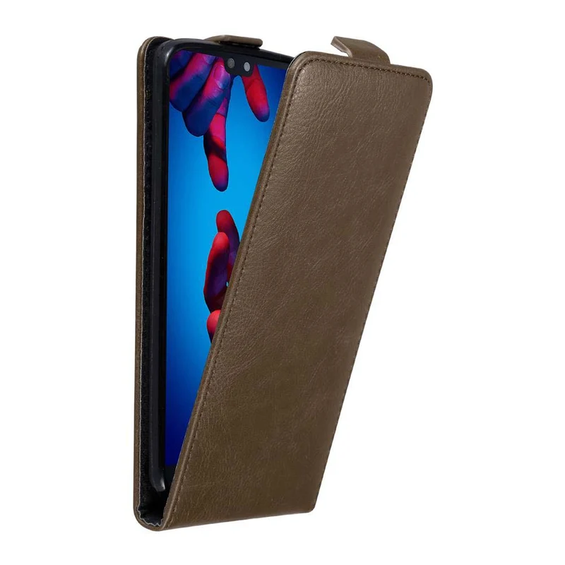 Cadorabo Hülle kompatibel mit Huawei P20 Schutzhülle im Flip Design mit Magnetverschluss