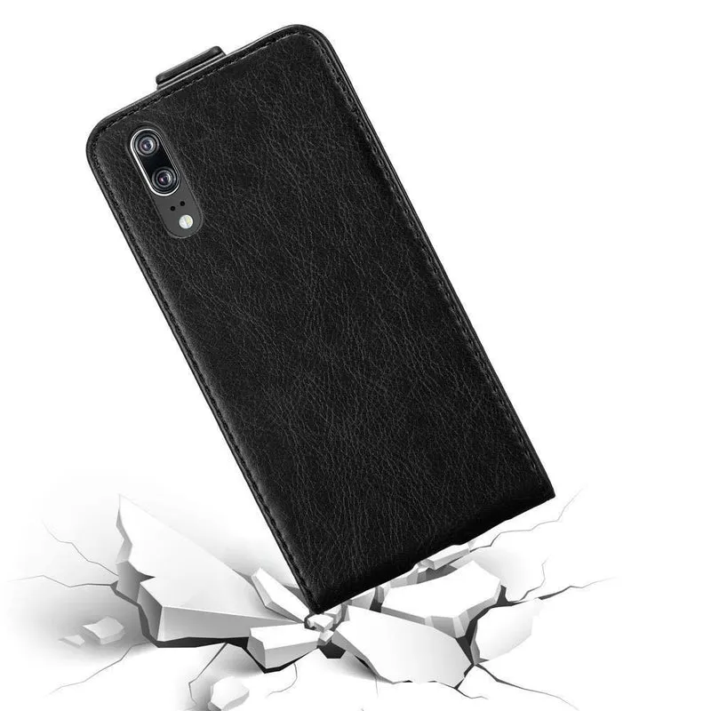 Cadorabo Hülle kompatibel mit Huawei P20 Schutzhülle im Flip Design mit Magnetverschluss