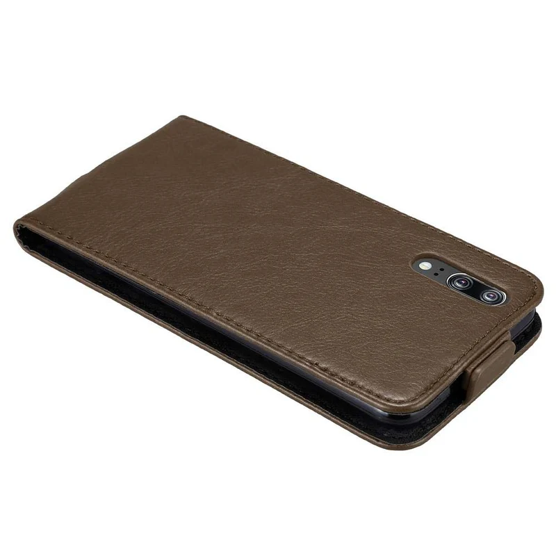 Cadorabo Hülle kompatibel mit Huawei P20 Schutzhülle im Flip Design mit Magnetverschluss
