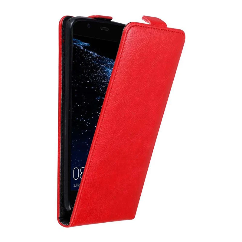 Cadorabo Hülle kompatibel mit Huawei P10 PLUS Schutzhülle im Flip Design mit Magnetverschluss