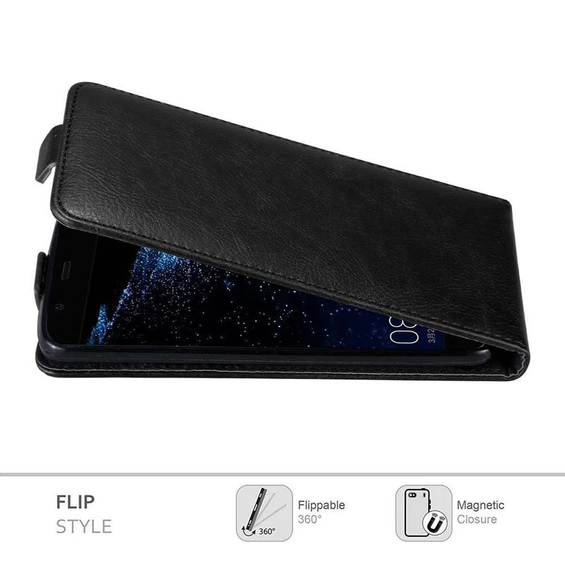 Cadorabo Hülle kompatibel mit Huawei P10 PLUS Schutzhülle im Flip Design mit Magnetverschluss