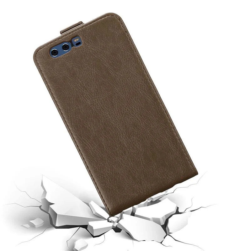 Cadorabo Hülle kompatibel mit Huawei P10 PLUS Schutzhülle im Flip Design mit Magnetverschluss