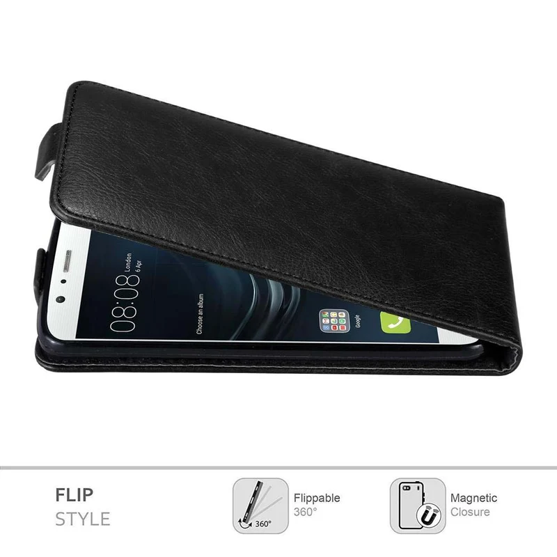 Cadorabo Hülle kompatibel mit Huawei P9 LITE 2016 / G9 LITE Schutzhülle im Flip Design mit Magnetverschluss