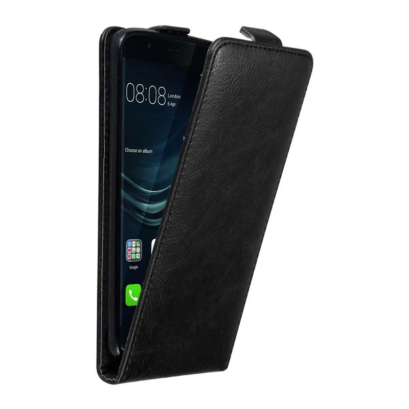 Cadorabo Hülle kompatibel mit Huawei P9 Schutzhülle im Flip Design mit Magnetverschluss