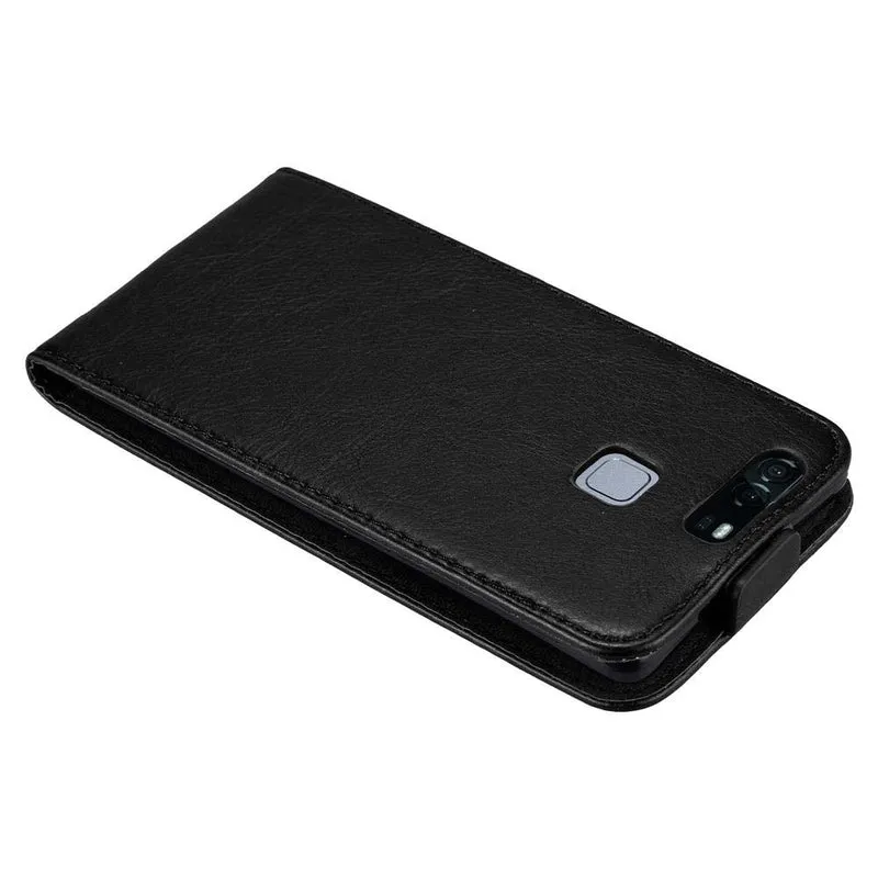 Cadorabo Hülle kompatibel mit Huawei P9 Schutzhülle im Flip Design mit Magnetverschluss