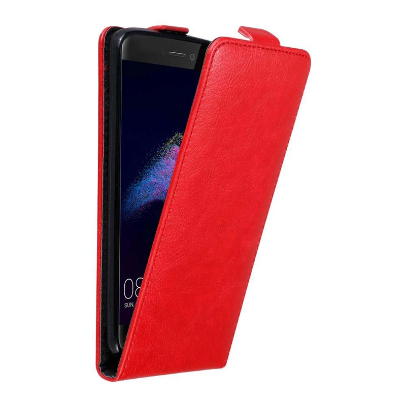 Cadorabo Hülle kompatibel mit Huawei P8 LITE 2017 / P9 LITE 2017 Schutzhülle im Flip Design mit Magnetverschluss