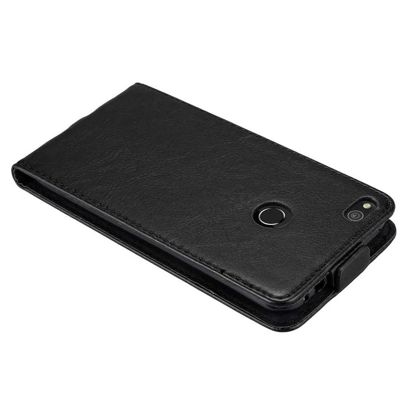 Cadorabo Hülle kompatibel mit Huawei P8 LITE 2017 / P9 LITE 2017 Schutzhülle im Flip Design mit Magnetverschluss