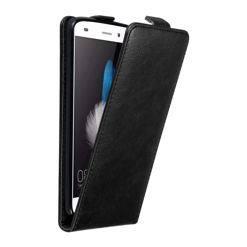 Cadorabo Hülle kompatibel mit Huawei P8 LITE 2015 Schutzhülle im Flip Design mit Magnetverschluss
