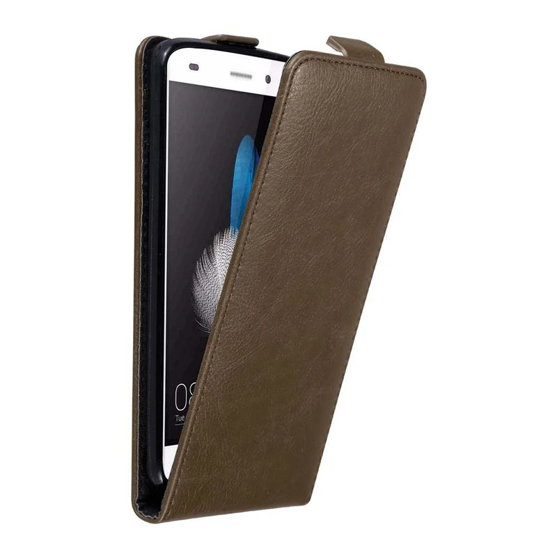 Cadorabo Hülle kompatibel mit Huawei P8 LITE 2015 Schutzhülle im Flip Design mit Magnetverschluss
