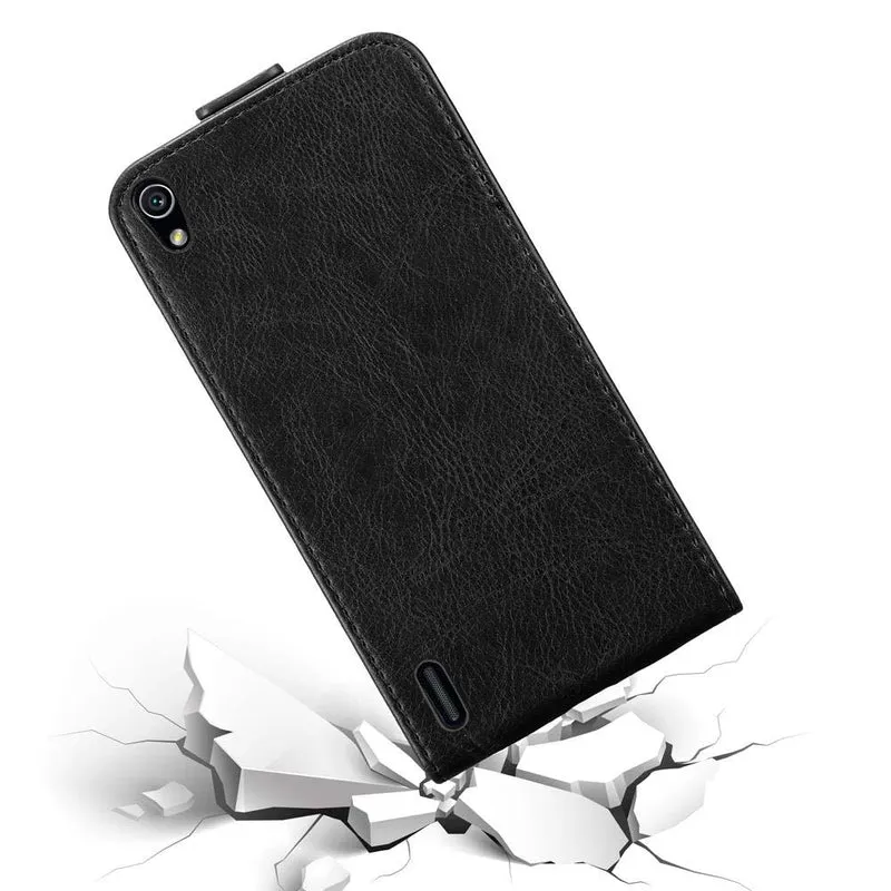 Cadorabo Hülle kompatibel mit Huawei ASCEND P7 Schutzhülle im Flip Design mit Magnetverschluss