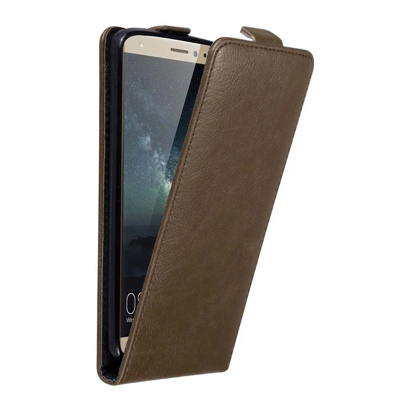Cadorabo Hülle kompatibel mit Huawei MATE S Schutzhülle im Flip Design mit Magnetverschluss