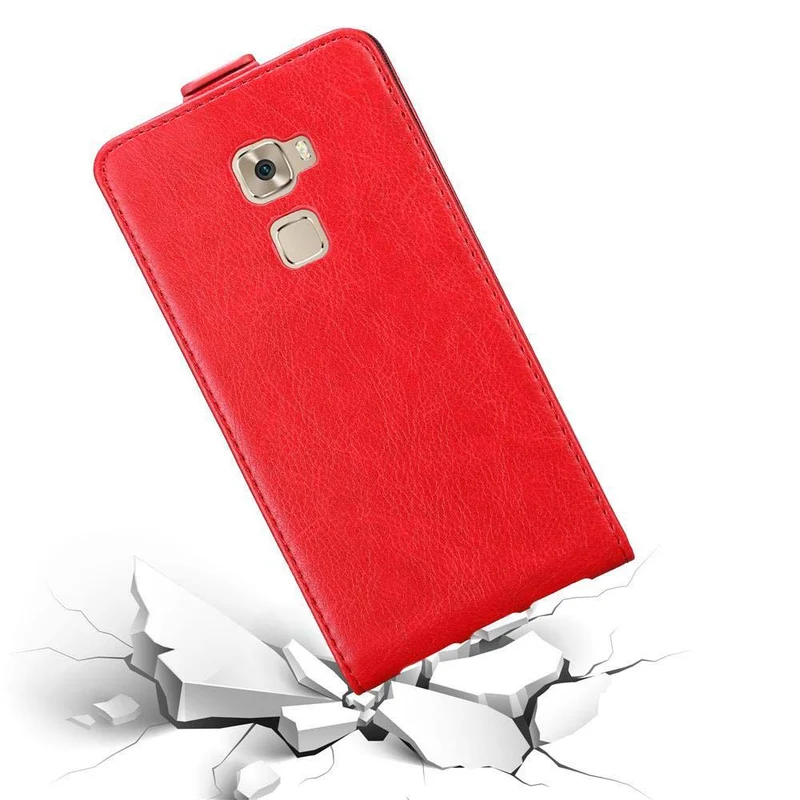 Cadorabo Hülle kompatibel mit Huawei MATE S Schutzhülle im Flip Design mit Magnetverschluss