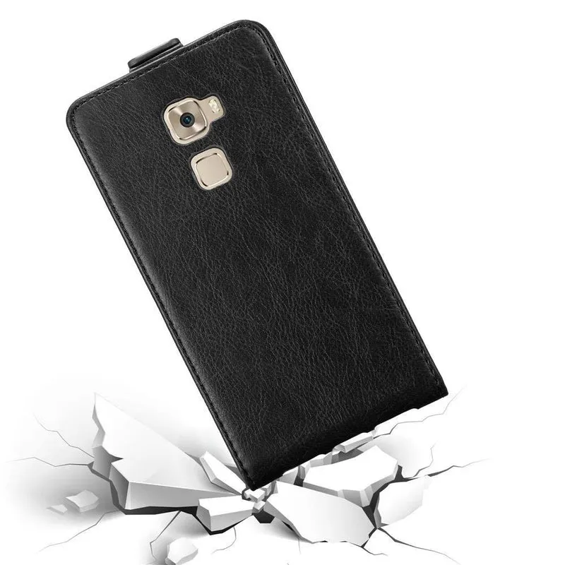 Cadorabo Hülle kompatibel mit Huawei MATE S Schutzhülle im Flip Design mit Magnetverschluss