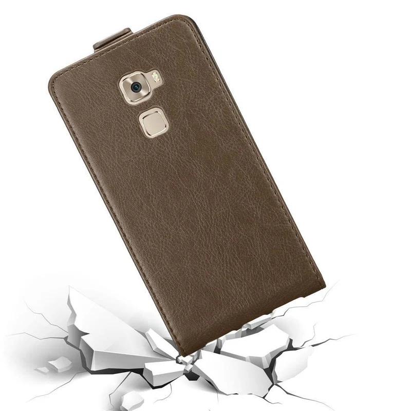 Cadorabo Hülle kompatibel mit Huawei MATE S Schutzhülle im Flip Design mit Magnetverschluss