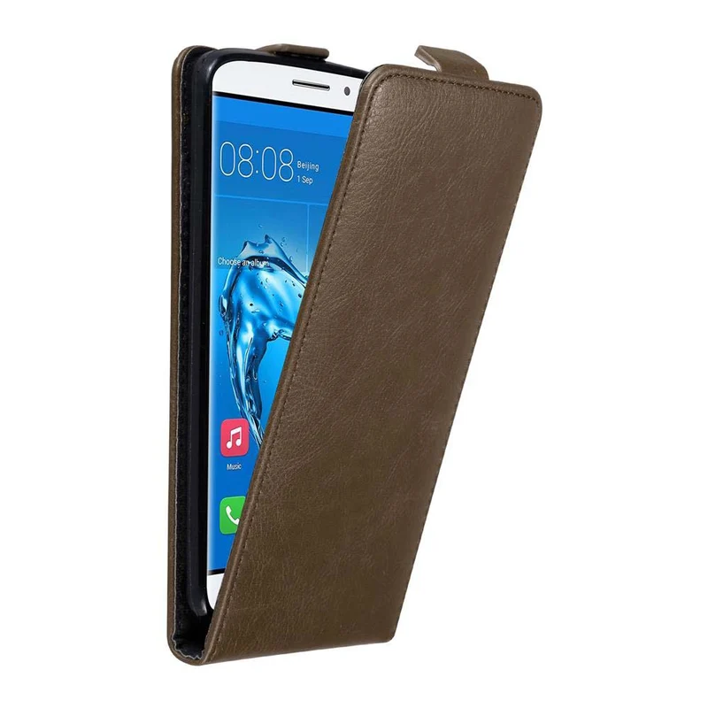 Cadorabo Hülle kompatibel mit Huawei NOVA PLUS Schutzhülle im Flip Design mit Magnetverschluss