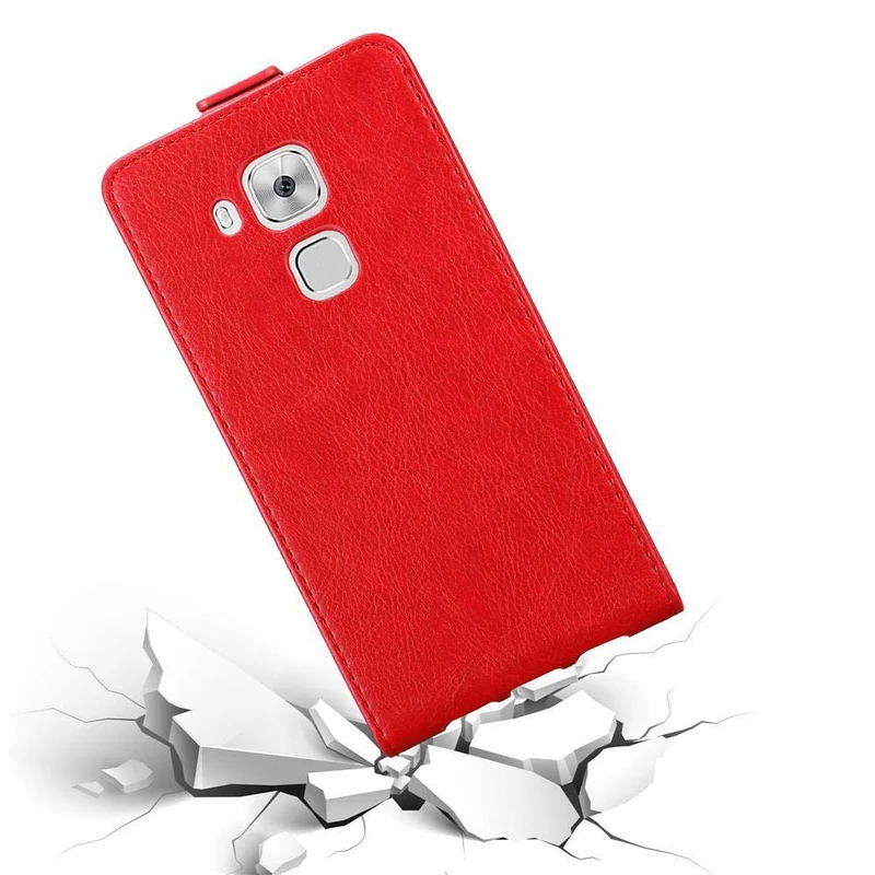 Cadorabo Hülle kompatibel mit Huawei NOVA PLUS Schutzhülle im Flip Design mit Magnetverschluss