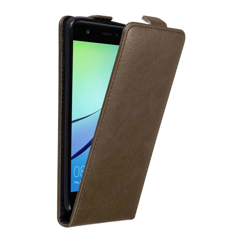 Cadorabo Hülle kompatibel mit Huawei NOVA Schutzhülle im Flip Design mit Magnetverschluss