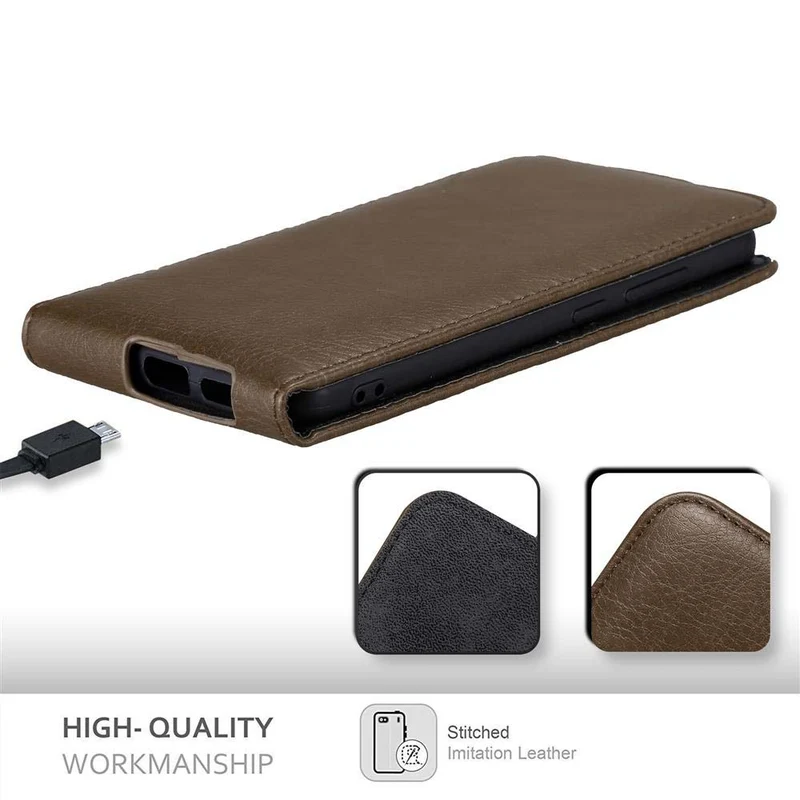 Cadorabo Hülle kompatibel mit Huawei NOVA Schutzhülle im Flip Design mit Magnetverschluss